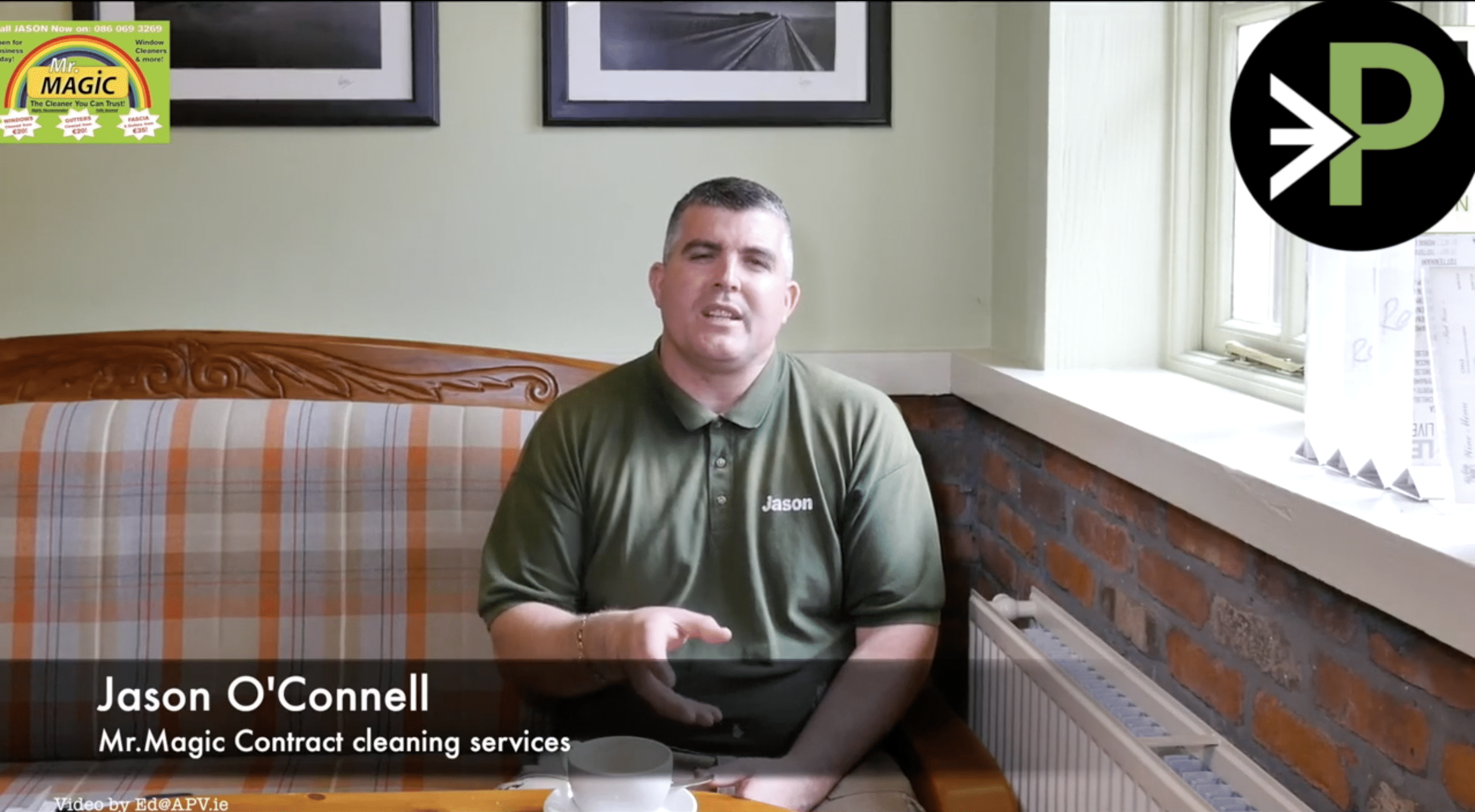 Plato Ireland Testimonials Jason O'Connell Mr Magic Cleaning Services